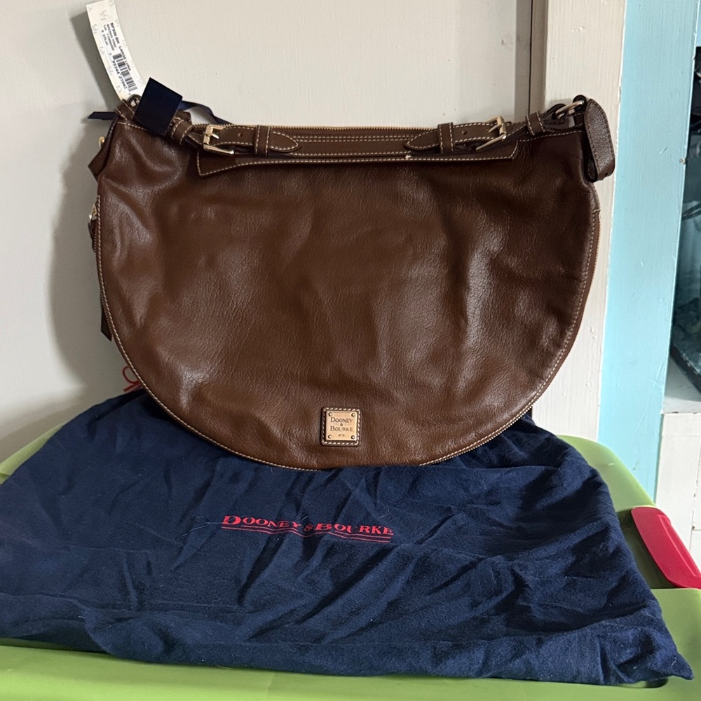 Dooney & Bourke Rich Brown Large Luna